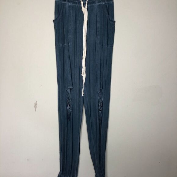 POL Sz M Jean Ripped Pocket Joggers - Picture 5 of 8